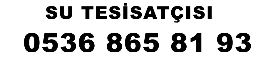 Mersin su tesisatcısı